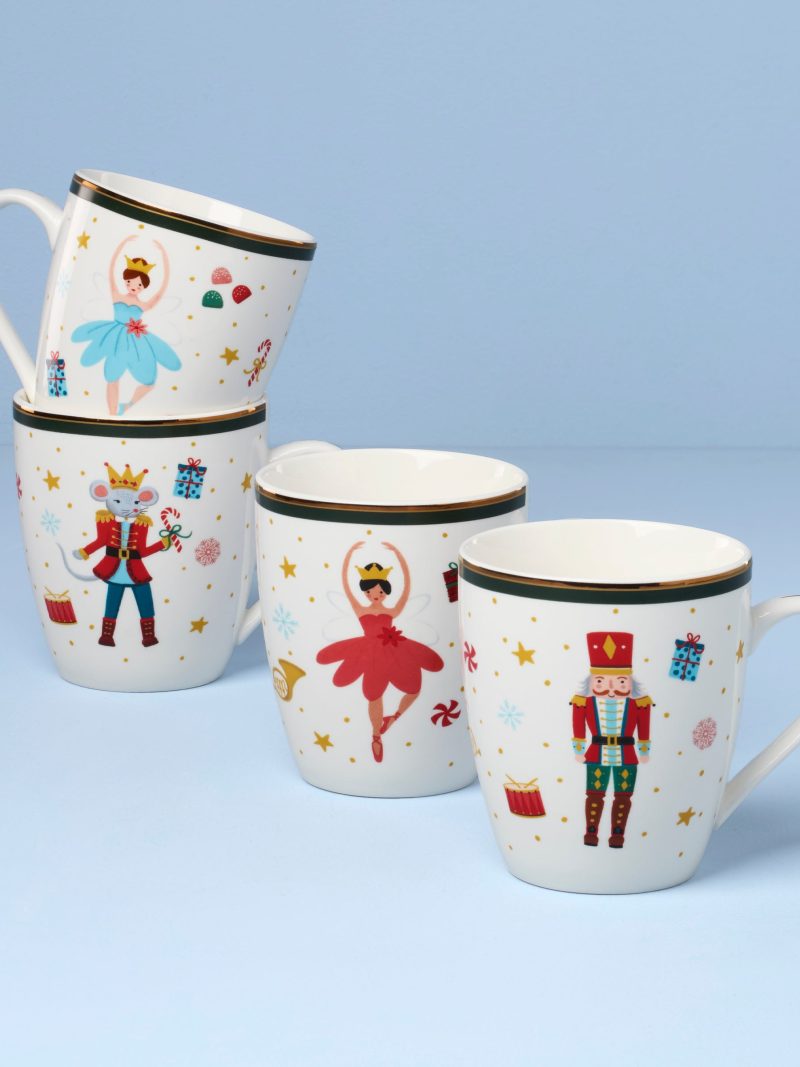 Nutcracker Ballet Mugs - Set of 4